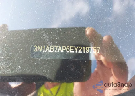 2014 Nissan Sentra Sv z USA, uszkodzony, nr VIN 3N1AB7AP6EY219757